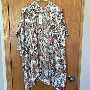 LOFT outlet Floral Kimono